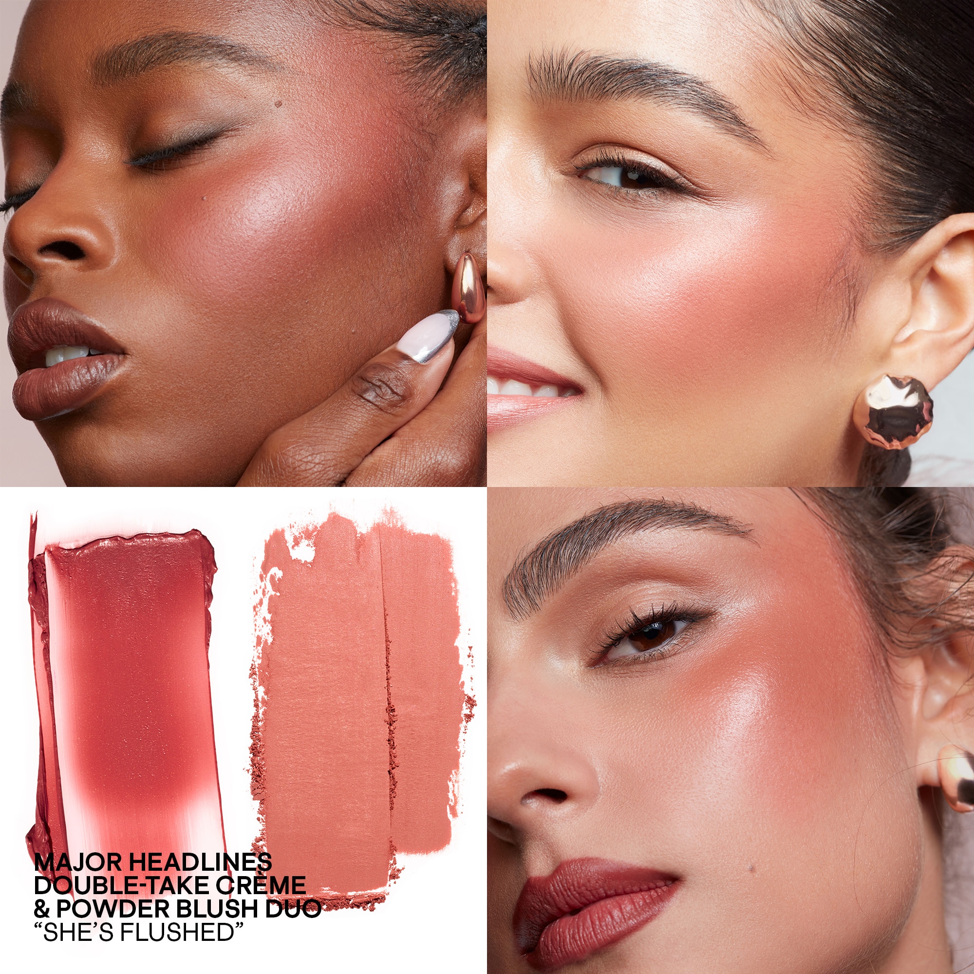MAJOR HEADLINES DOUBLE-TAKE CRÈME & POWDER BLUSH DUO (DÚO DE RUBOR)